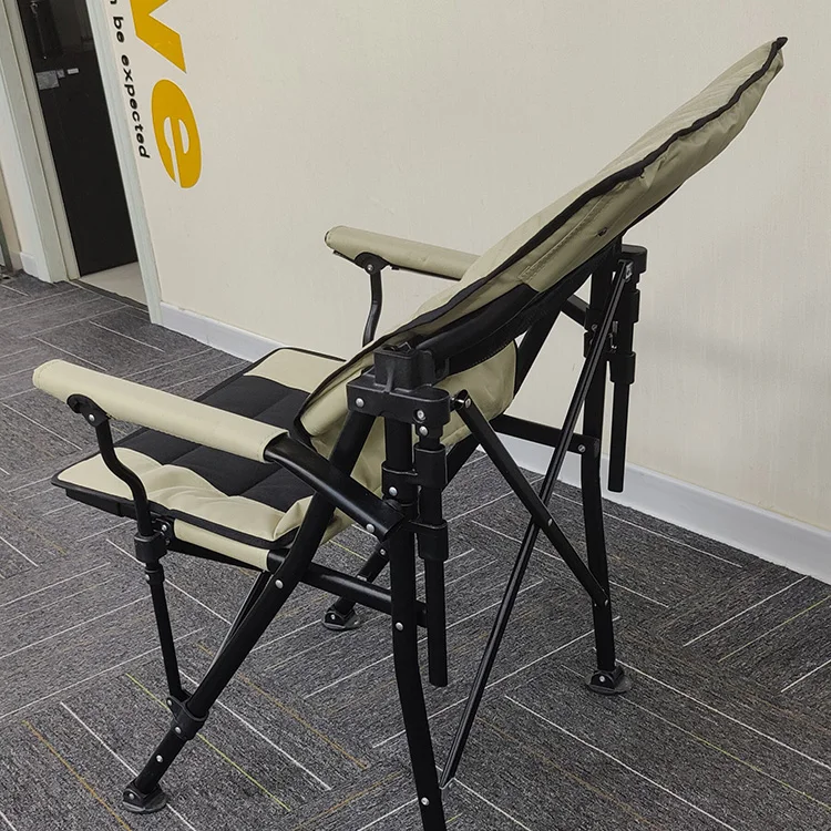 Quality Outdoor Camping Chairs - คุณภาพสูงที่กําหนดเองกลางแจ้งเฟอร์นิเจอร์ผู้ใหญ่แบบดั้งเดิมพับโยกเก้าอี้พับผ้าเก้าอี้กลางแจ้ง