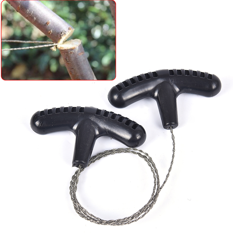 Camp Utensil Set - คู่มือมือเหล็กเครื่องมือเดินทางกลางแจ้ง Camping Hiking เชือกเลื่อยโซ่แบบพกพาฉุกเฉิน Survival Gear