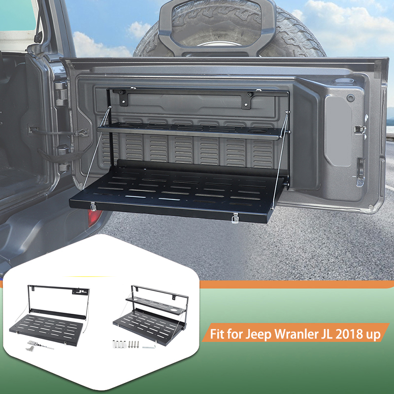 Outdoor Camping Jeep - ชั้นวางของท้ายรถสำหรับรถจี๊ป แรงเลอร์ เจแอล ปี 2018 ขึ้นไป