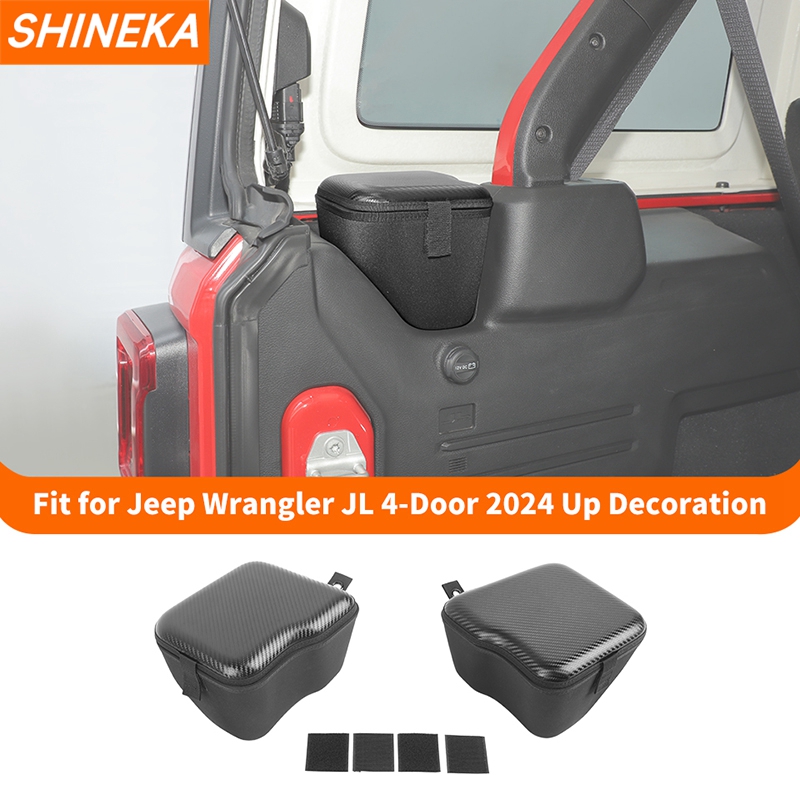 Outdoor Camping Jeep - กล่องเก็บของข้างท้ายรถ SHINEKA สำหรับรถจี๊ป แรงเลอร์ JL 4