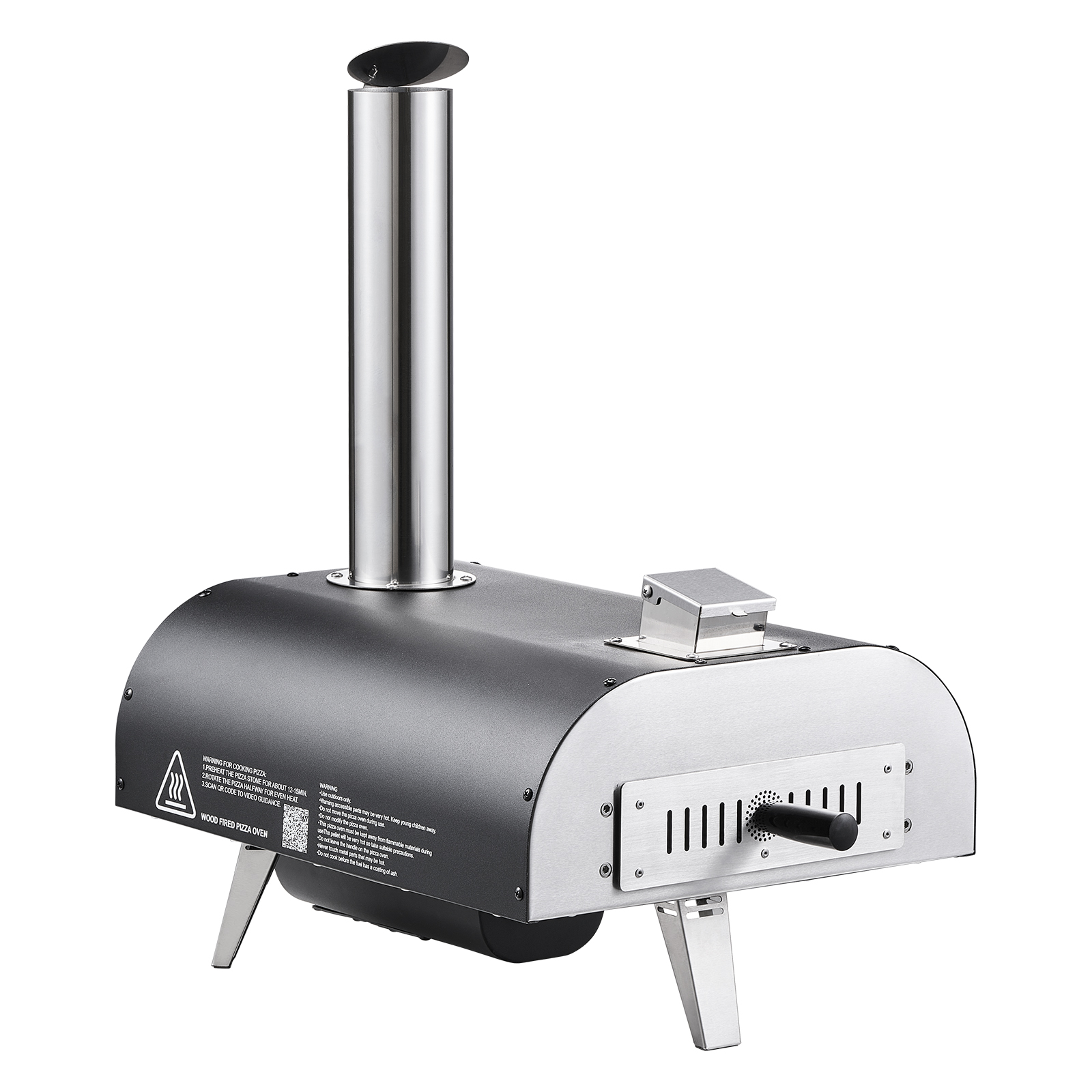 Outdoor Camping Oven - เตาอบพิซซ่ากลางแจ้ง SucceBuy ขนาด 12 นิ้ว ใช้ฟืน