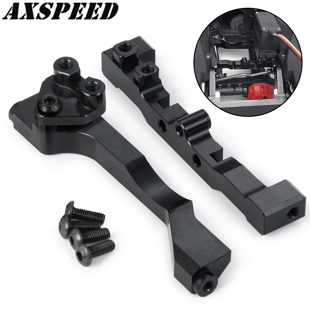 Outdoor Camping Jeep - Axspeed เซอร์โวอะลูมินัมอัลลอยเมาท์สำหรับ1/10แกน SCX10 III รถจี๊ปฐานนักรบรถจี๊ปอุปกรณ์เสริม AXI03027