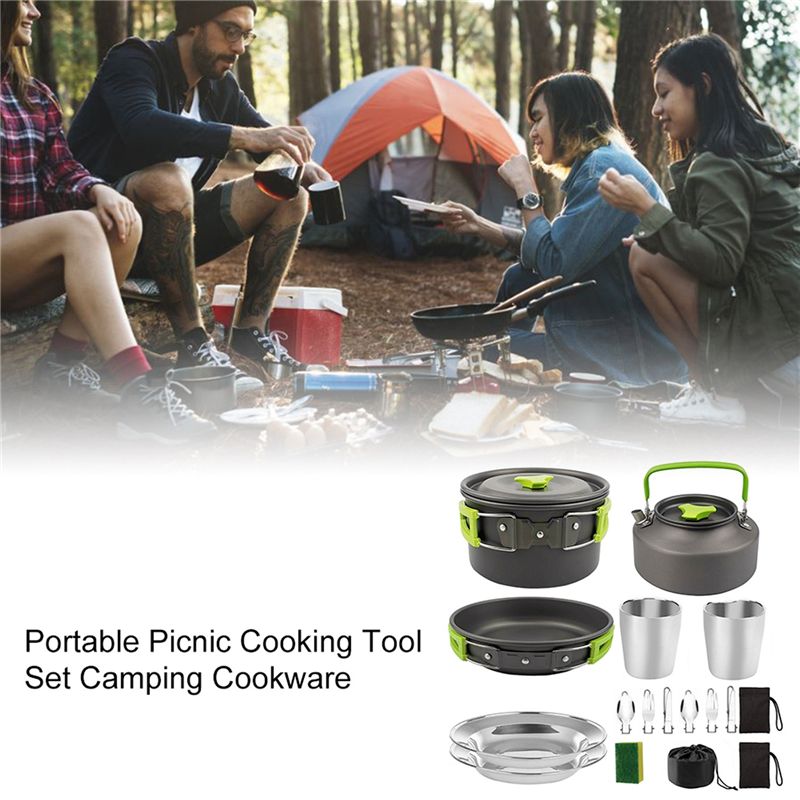 【ผู้ซื้อ】ชุดเครื่องครัวสำหรับต - Camp Cooking Set บทวิจารณ์และราคา