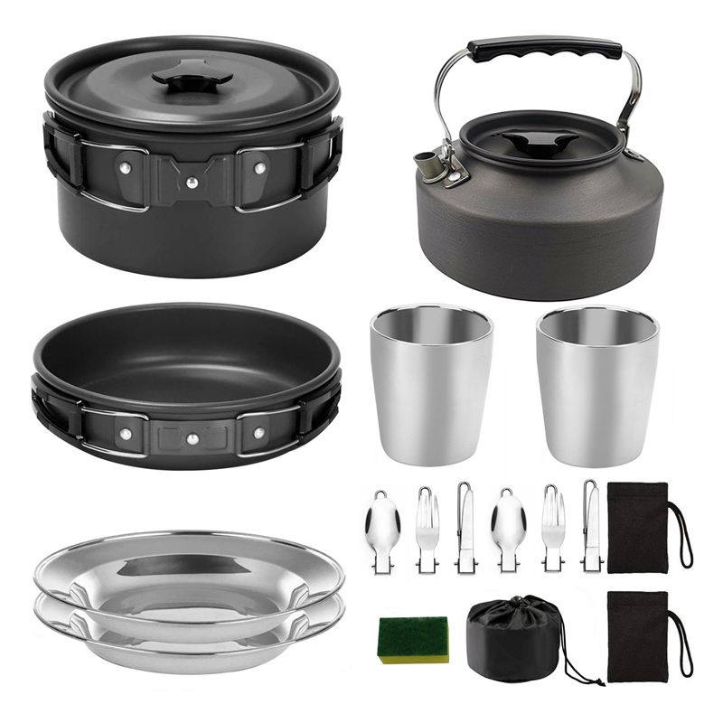 【ผู้ซื้อ】ชุดเครื่องครัวสำหรับต - Camp Cooking Set บทวิจารณ์และราคา