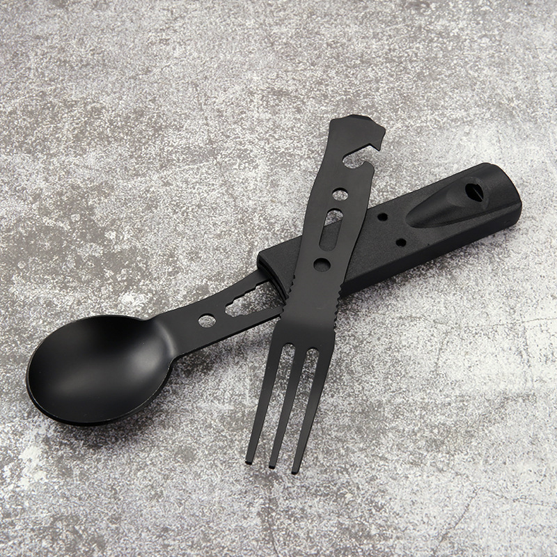 ชุดช้อนส้อมสแตนเลสสำหรับตั้งแค - Camp Utensil Set บทวิจารณ์และราคา