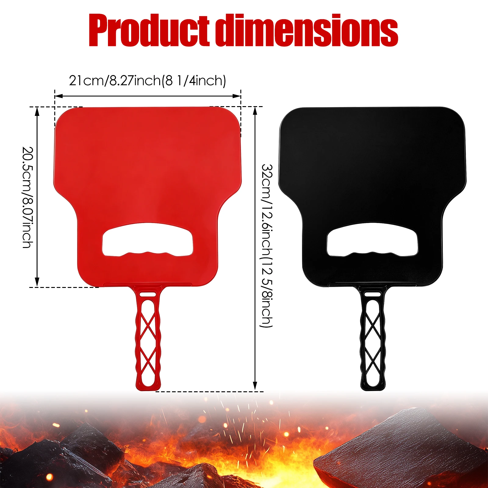 พัดลมมือหมุนพลาสติกแบบพกพา เคร - Outdoor Camping Fire บทวิจารณ์และราคา