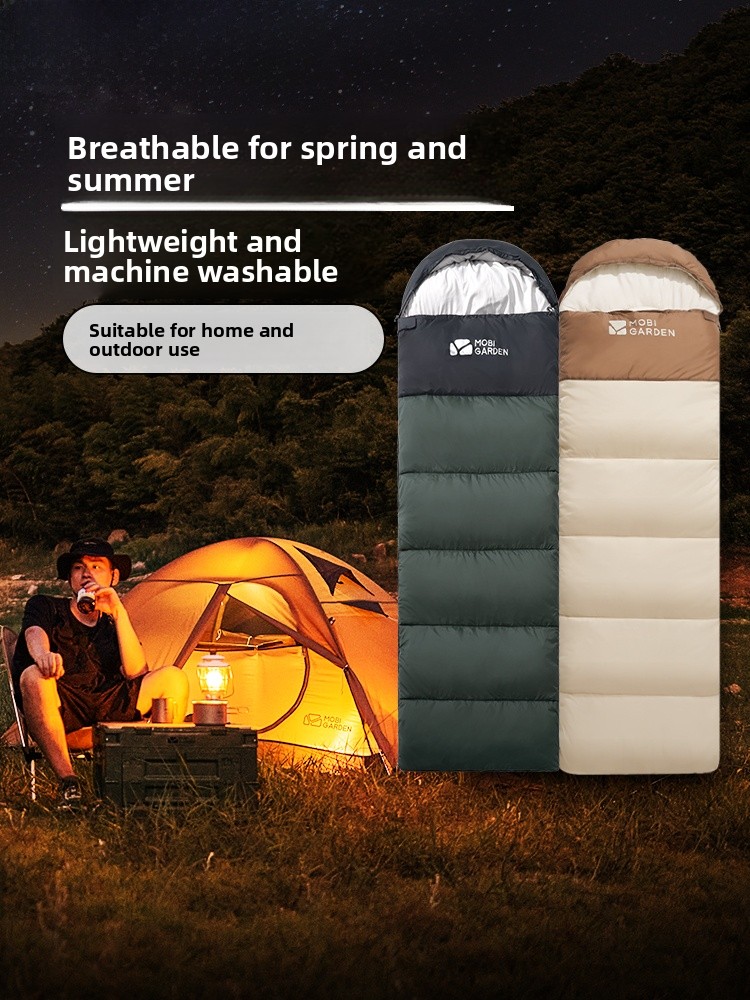 ถุงนอนแบบพกพา หนาพิเศษ ลายเมฆ  - Outdoor Camping Solo บทวิจารณ์และราคา