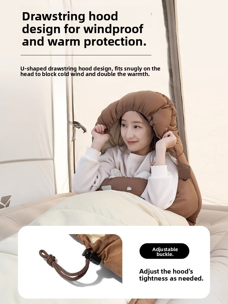 ถุงนอนแบบพกพา หนาพิเศษ ลายเมฆ  - Outdoor Camping Solo บทวิจารณ์และราคา