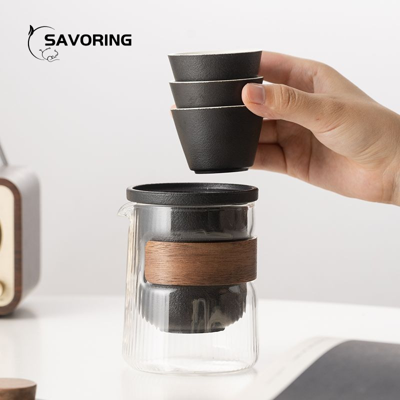 Simple เซรามิคจีนชุดชา 1 หม้อ  - Camp Utensil Set บทวิจารณ์และราคา