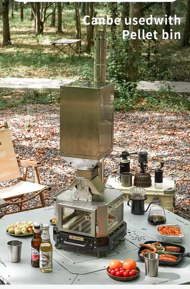 เตาไม้พกพา HOMFUL สำหรับให้ควา - Outdoor Camping Oven บทวิจารณ์และราคา