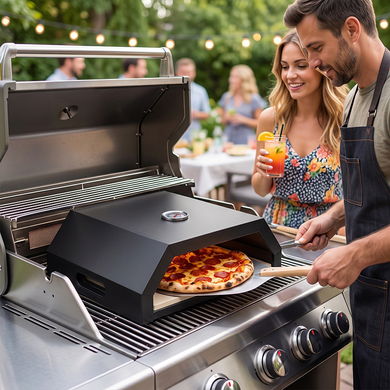 เตาอบพิซซ่าแบบพกพาขนาด 12 นิ้ว - Outdoor Camping Oven บทวิจารณ์และราคา