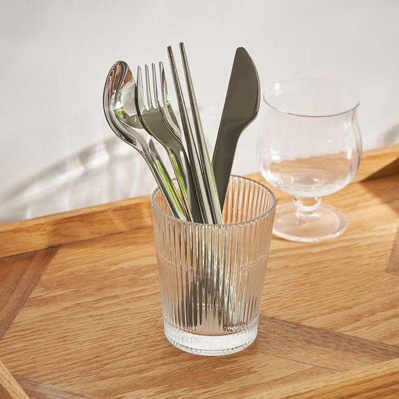 ชุดช้อนส้อมพกพาพร้อมกล่องเก็บข - Camp Utensil Set บทวิจารณ์และราคา
