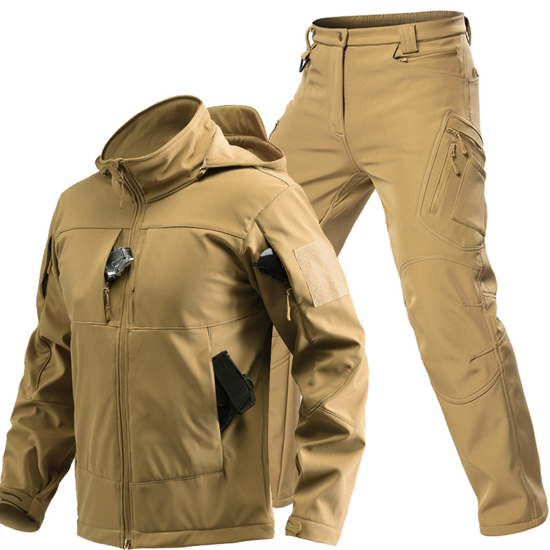 ชุดเสื้อผ้าซอฟต์เชลล์สำหรับผู้ - Outdoor Camping Hiking บทวิจารณ์และราคา