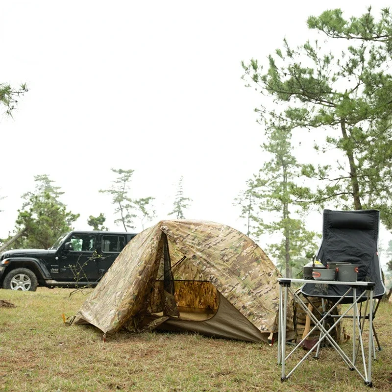 เต็นท์ยุทธวิธีสำหรับคนเดียว -  - Outdoor Camping Solo บทวิจารณ์และราคา