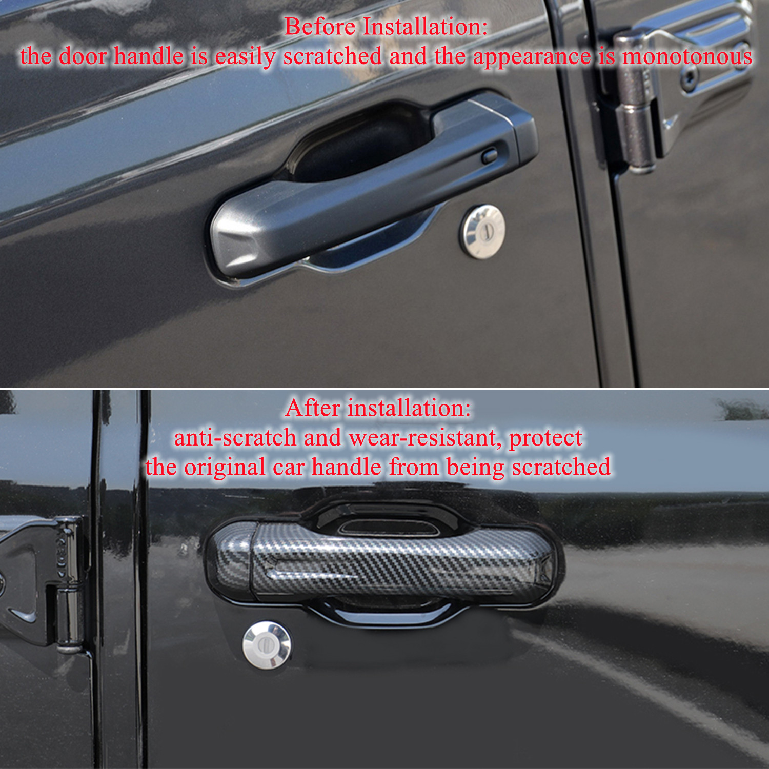 สติกเกอร์ฝาครอบมือจับประตูท้าย - Outdoor Camping Jeep บทวิจารณ์และราคา