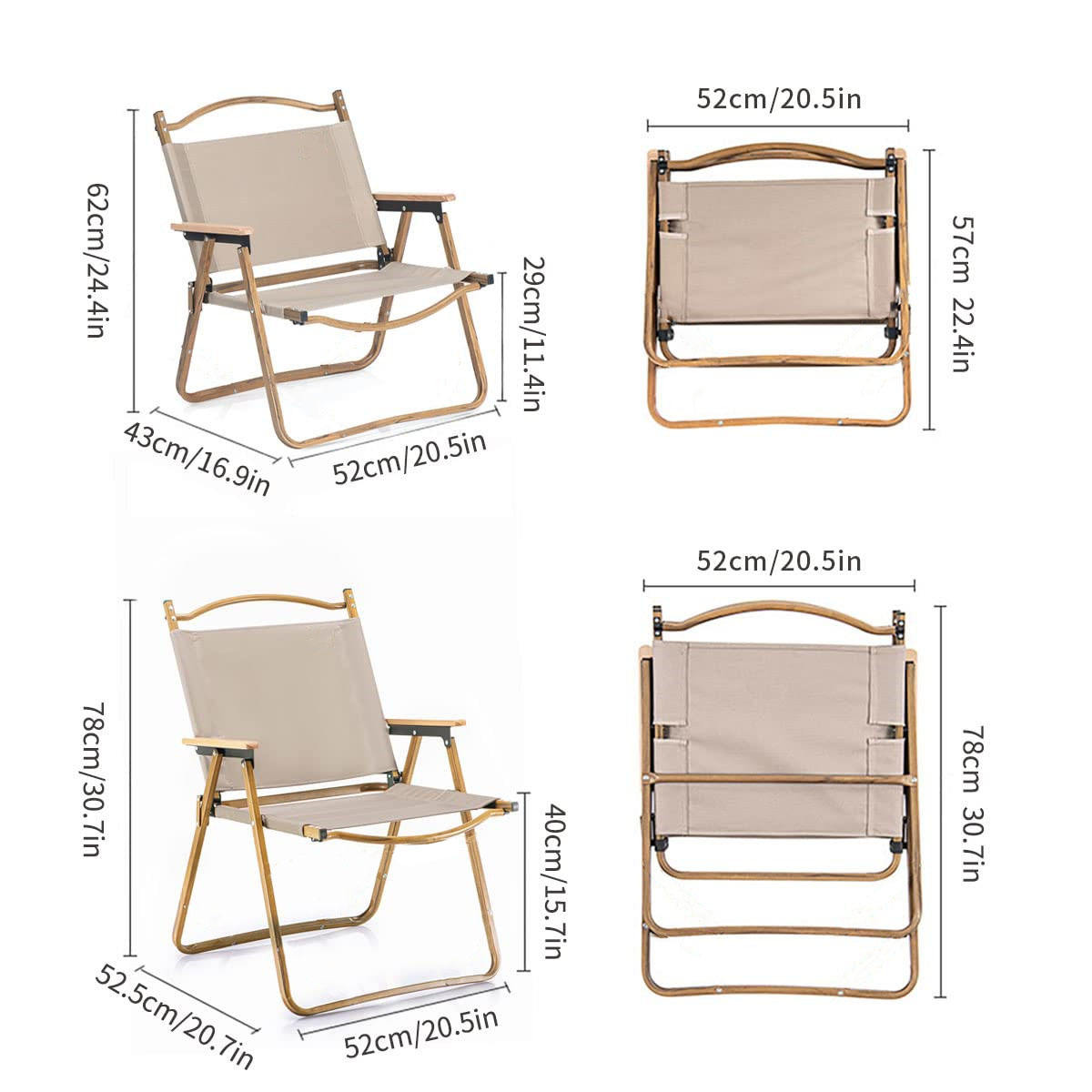 เก้าอี้พับคุณภาพสูงแบบพกพาสำหร - Quality Outdoor Camping Chairs บทวิจารณ์และราคา