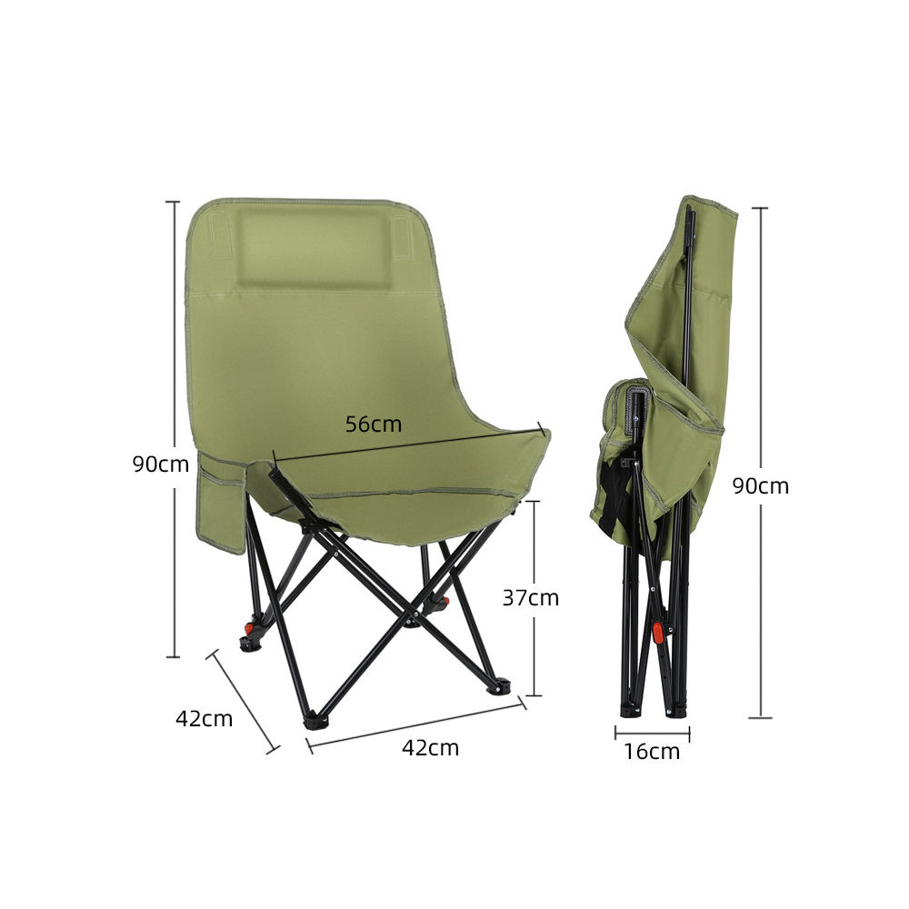 เก้าอี้พับคุณภาพสูงแบบพกพาสำหร - Quality Outdoor Camping Chairs บทวิจารณ์และราคา