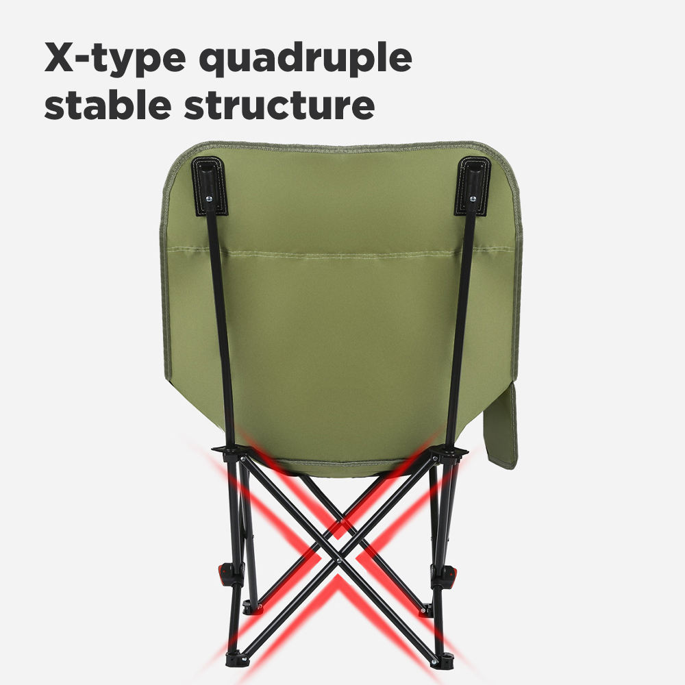 เก้าอี้พับคุณภาพสูงแบบพกพาสำหร - Quality Outdoor Camping Chairs บทวิจารณ์และราคา