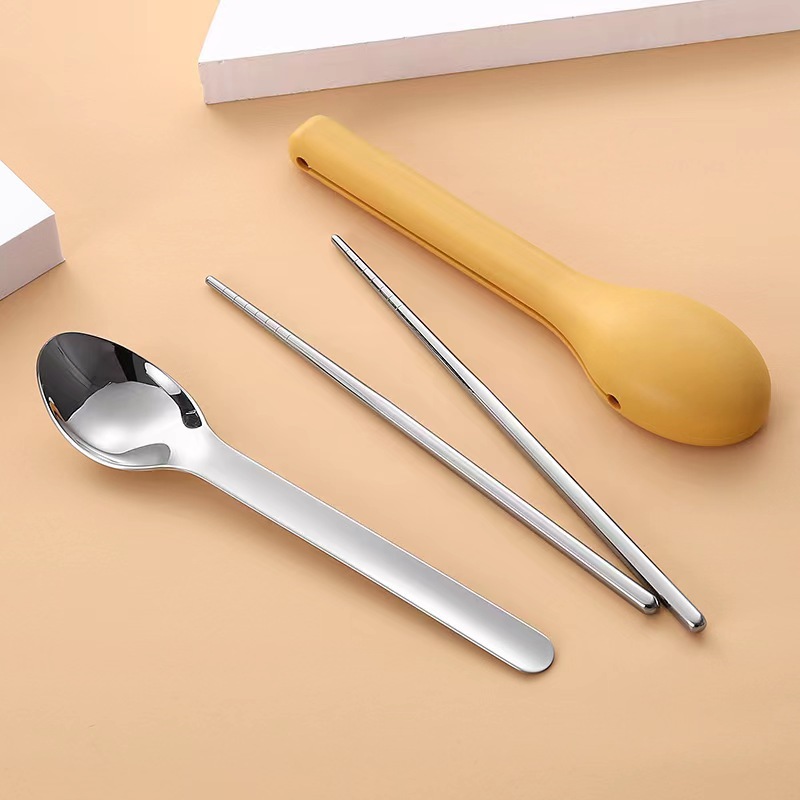 3 ชิ้นแบบพกพา Flatware กระเป๋า - Camp Utensil Set บทวิจารณ์และราคา