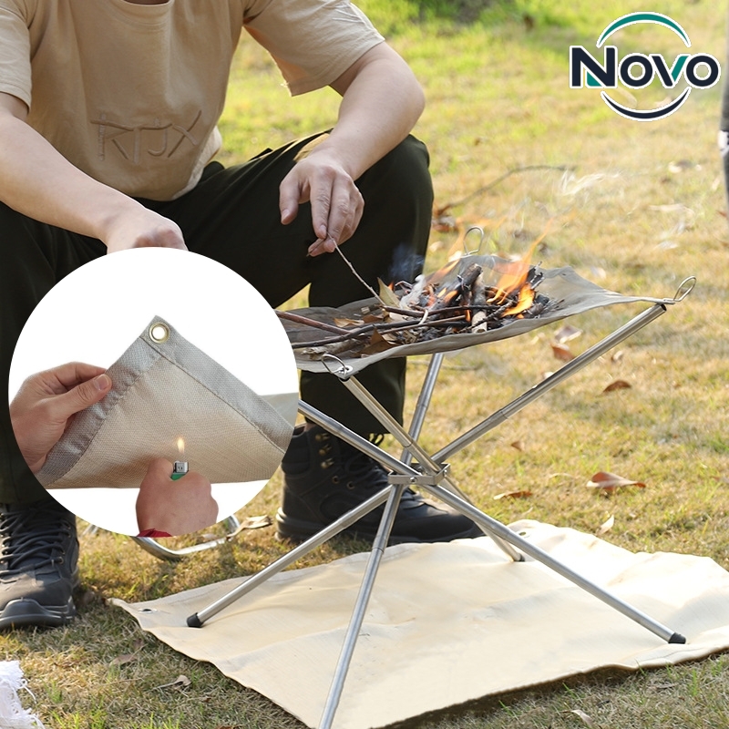 แผ่นรองกันไฟสำหรับตั้งแคมป์กลา - Outdoor Camping Fire บทวิจารณ์และราคา