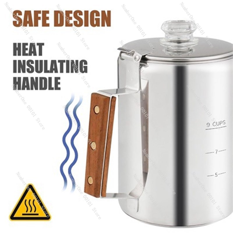เครื่องชงกาแฟแบบเพอร์โคเลเตอร์ - Camp Percolator Coffee บทวิจารณ์และราคา