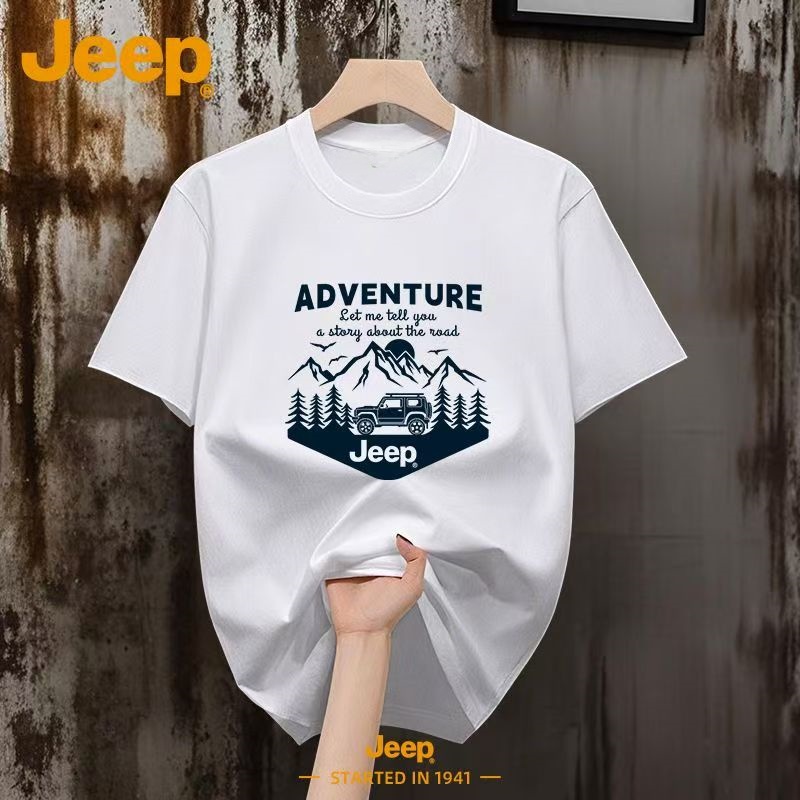 เสื้อยืดผู้ชาย Jeep 230 กรัม ผ - Outdoor Camping Jeep บทวิจารณ์และราคา