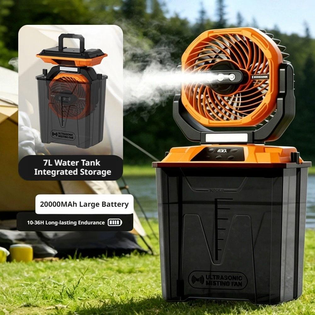 พัดลมพ่นละอองน้ำแบบพกพาสำหรับต - Outdoor Camping Gazebo บทวิจารณ์และราคา