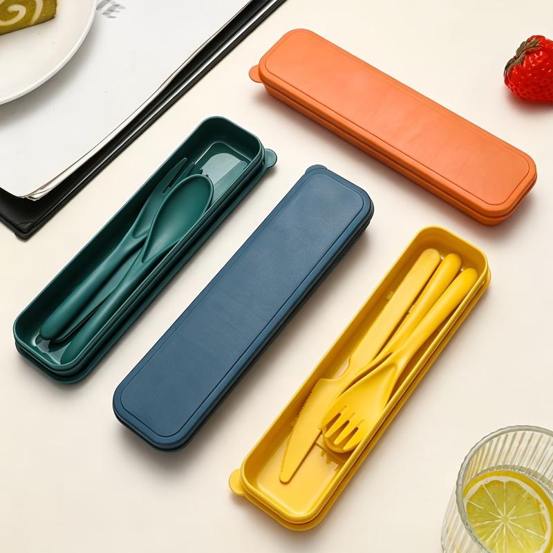 ชุดช้อนส้อมมีดทำจากฟางข้าวสาลี - Camp Utensil Set บทวิจารณ์และราคา