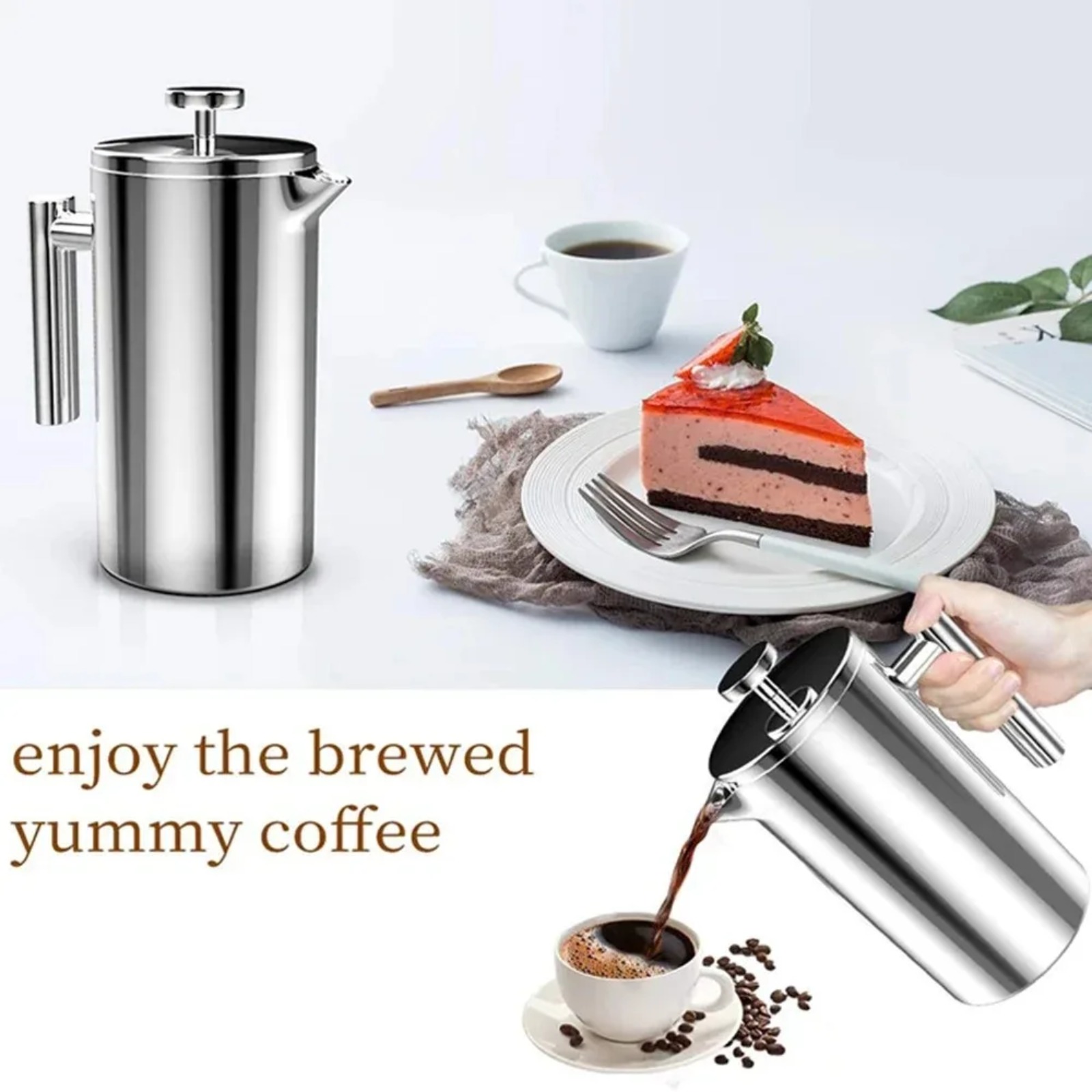 กระบอกชงกาแฟแบบพกพา สแตนเลสสตี - Camp Percolator Coffee บทวิจารณ์และราคา