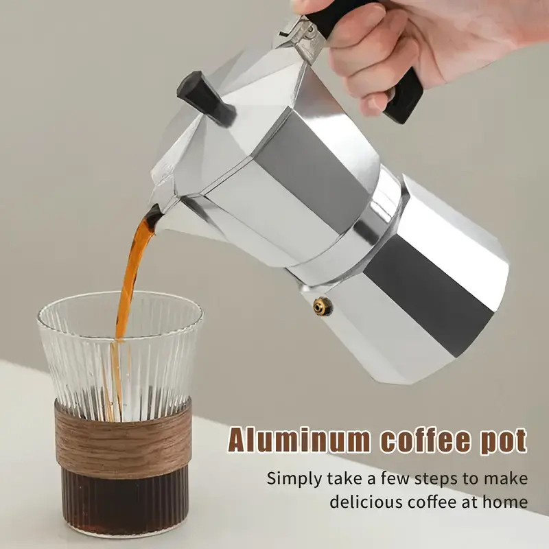 หม้อต้มกาแฟโมก้าอะลูมิเนียมแบบ - Outdoor Camping Items บทวิจารณ์และราคา