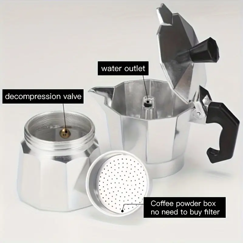 หม้อต้มกาแฟโมก้าอะลูมิเนียมแบบ - Outdoor Camping Items บทวิจารณ์และราคา