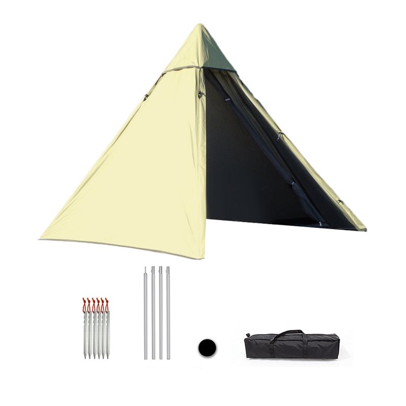 เต็นท์พีระมิดแบบพกพา เต็นท์เดี - Outdoor Camping Solo บทวิจารณ์และราคา