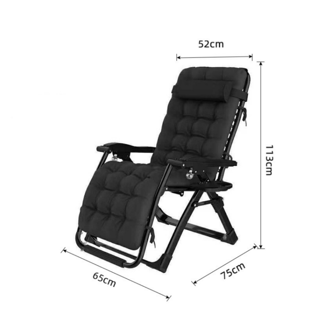 เก้าอี้พักผ่อนคุณภาพสูง สีดำแล - Quality Outdoor Camping Chairs บทวิจารณ์และราคา