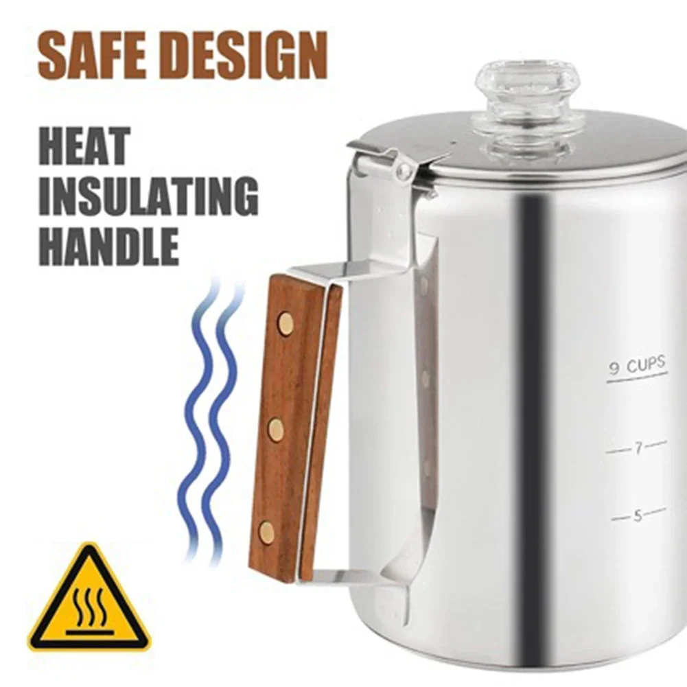 เครื่องชงกาแฟ 9 ถ้วย สำหรับตั้ - Camp Percolator Coffee บทวิจารณ์และราคา