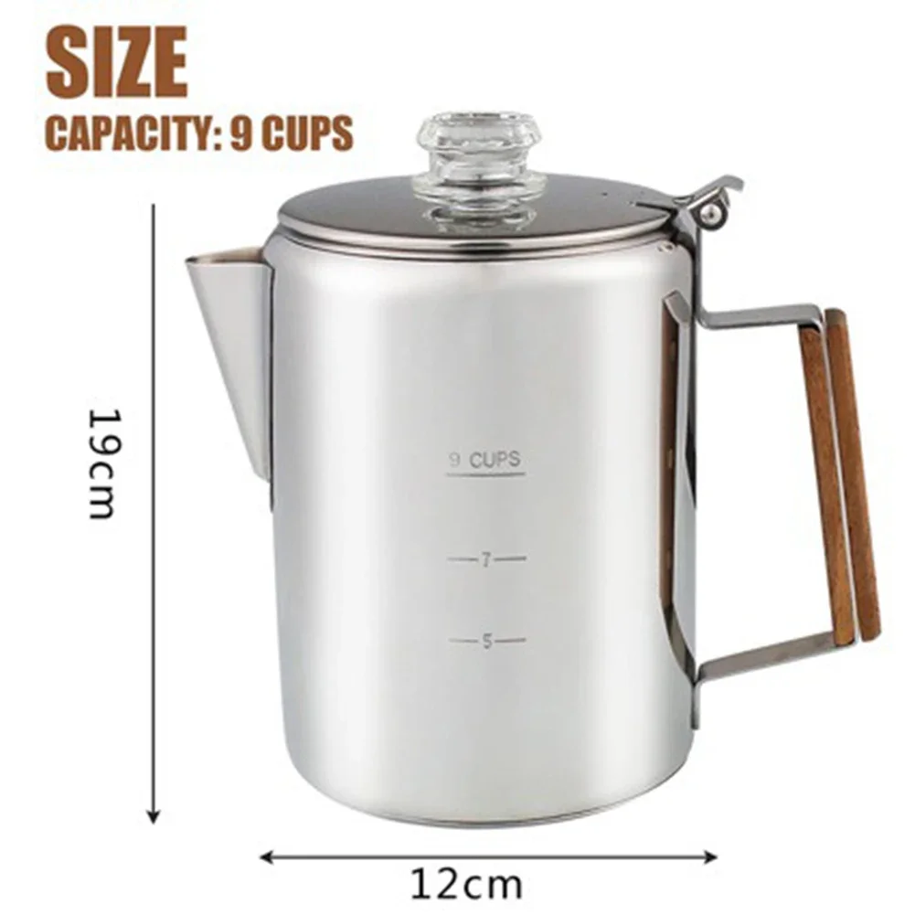 เครื่องชงกาแฟ 9 ถ้วย สำหรับตั้ - Camp Percolator Coffee บทวิจารณ์และราคา