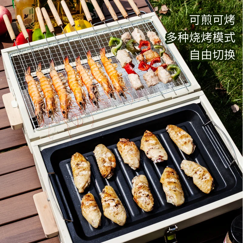 เตาบาร์บีคิว เตาย่างในครัวเรือ - Outdoor Camping Oven บทวิจารณ์และราคา