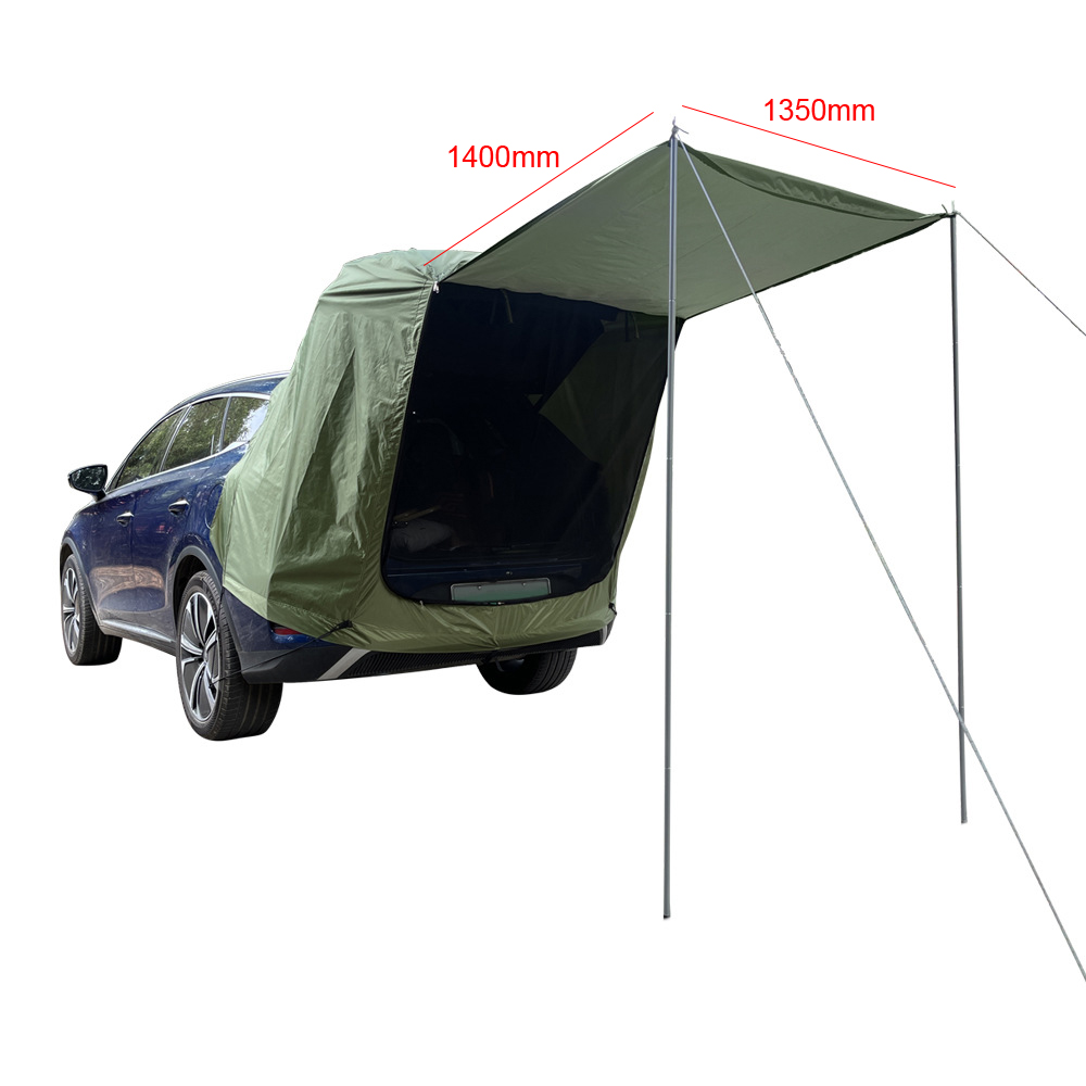 เต็นท์กลางแจ้งรถด้านหลังเต็นท์ - Outdoor Camping Gazebo บทวิจารณ์และราคา