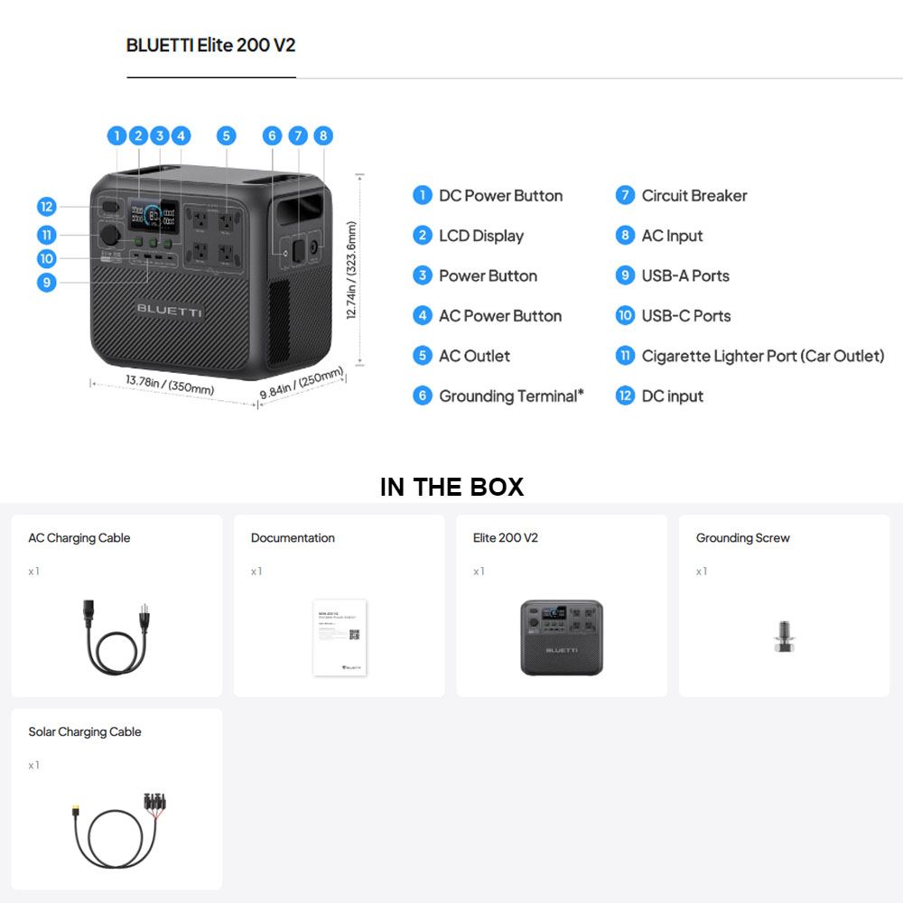 【รีนิว】BLUETTI Elite 200 V2 สถ - Outdoor Camping Oven บทวิจารณ์และราคา