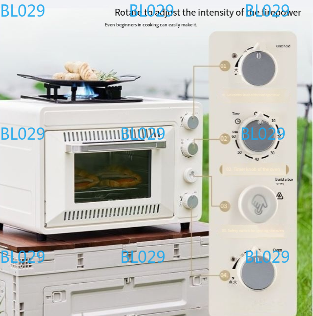 เตาอบพกพาขนาดเล็ก เตาอบพิซซ่าแ - Outdoor Camping Oven บทวิจารณ์และราคา