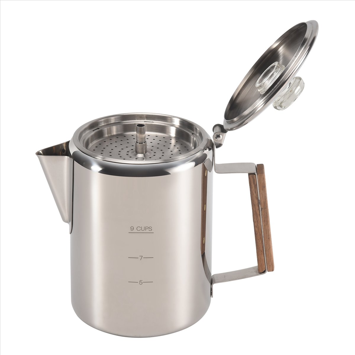 เครื่องชงกาแฟแบบพกพา HITL สำหร - Camp Percolator Coffee บทวิจารณ์และราคา