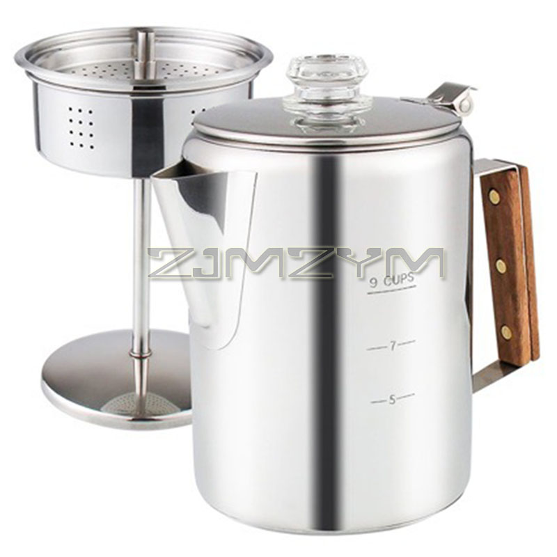9 ถ้วยกาแฟ Percolators 1500ml  - Camp Percolator Coffee บทวิจารณ์และราคา