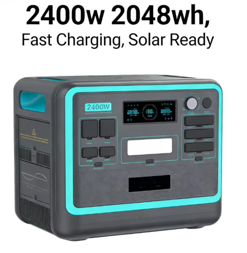 สถานีพลังงานแบบพกพา 2400W 2048 - Outdoor Camping Hiking บทวิจารณ์และราคา