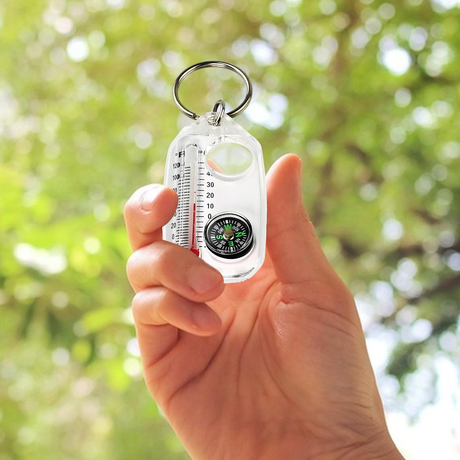 พวงกุญแจเข็มทิศกลางแจ้ง อุปกรณ - Outdoor Camping Direct บทวิจารณ์และราคา