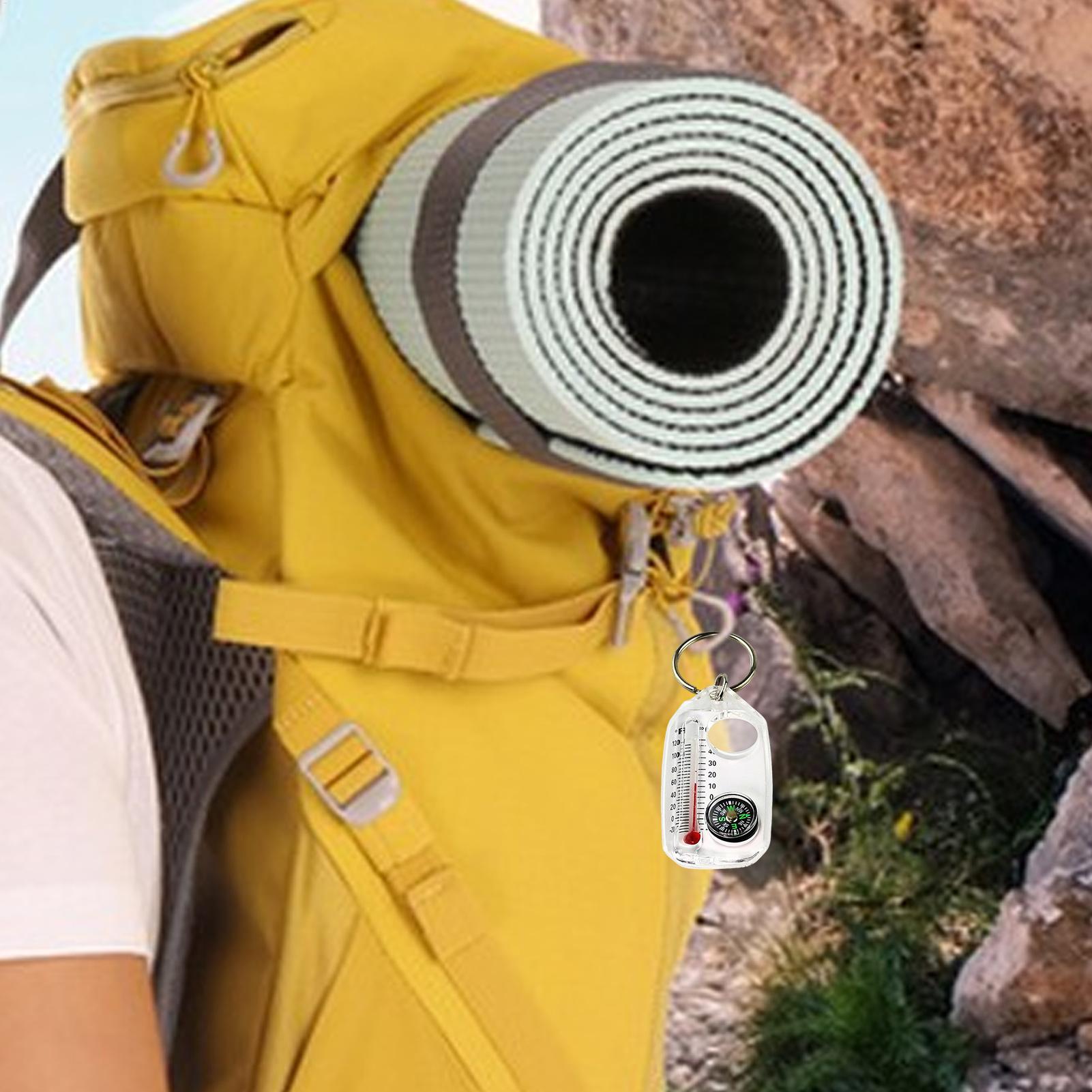 พวงกุญแจเข็มทิศกลางแจ้ง อุปกรณ - Outdoor Camping Direct บทวิจารณ์และราคา