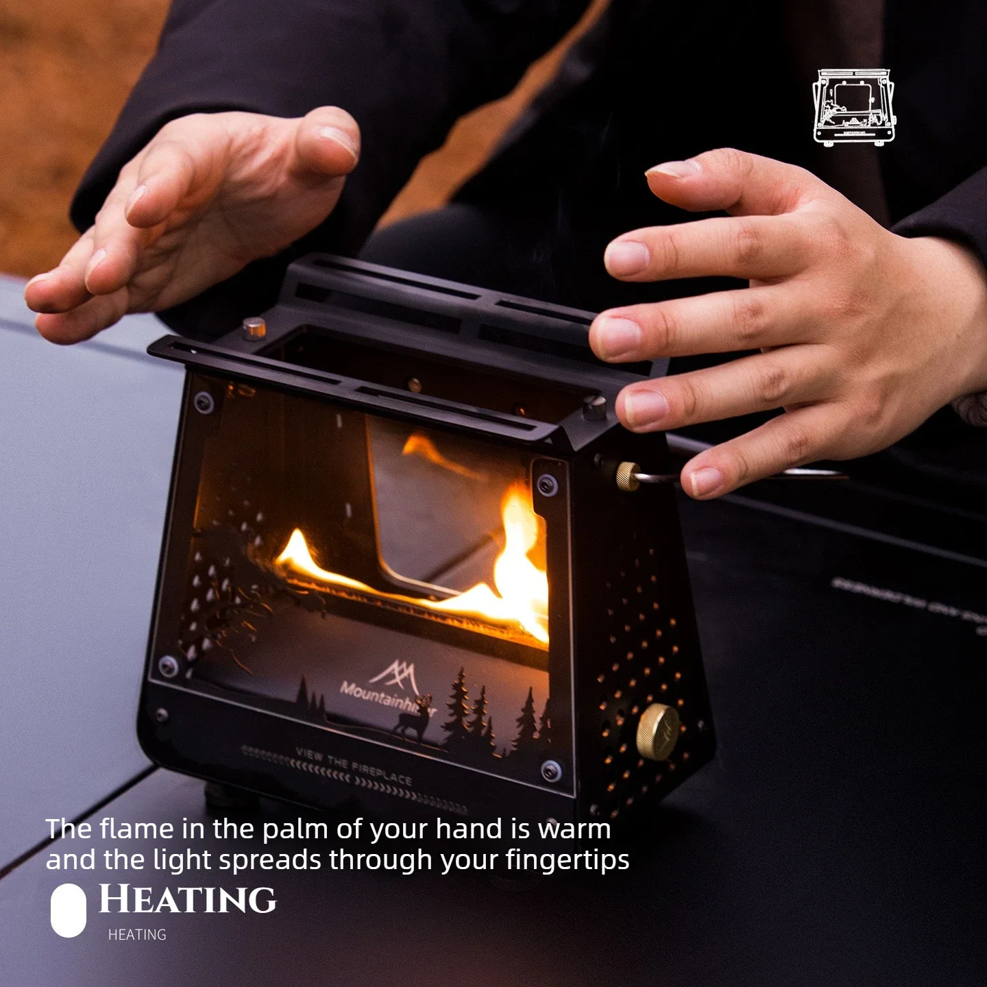 MOUNDAINHIKER เตาไฟขนาดเล็กแบบ - Outdoor Camping Oven บทวิจารณ์และราคา