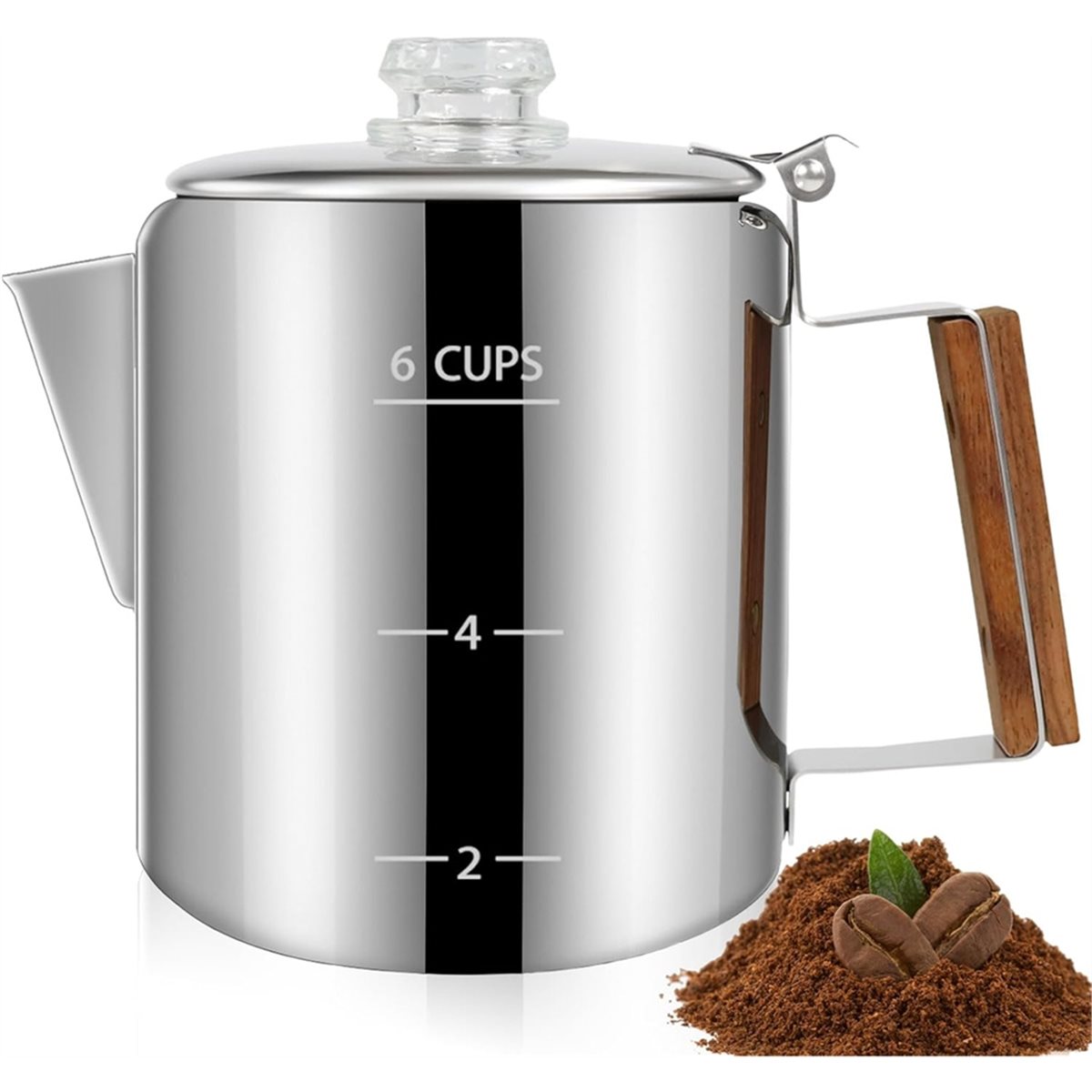 หม้อต้มกาแฟแบบเพอร์โคเลเตอร์ 6 - Camp Percolator Coffee บทวิจารณ์และราคา