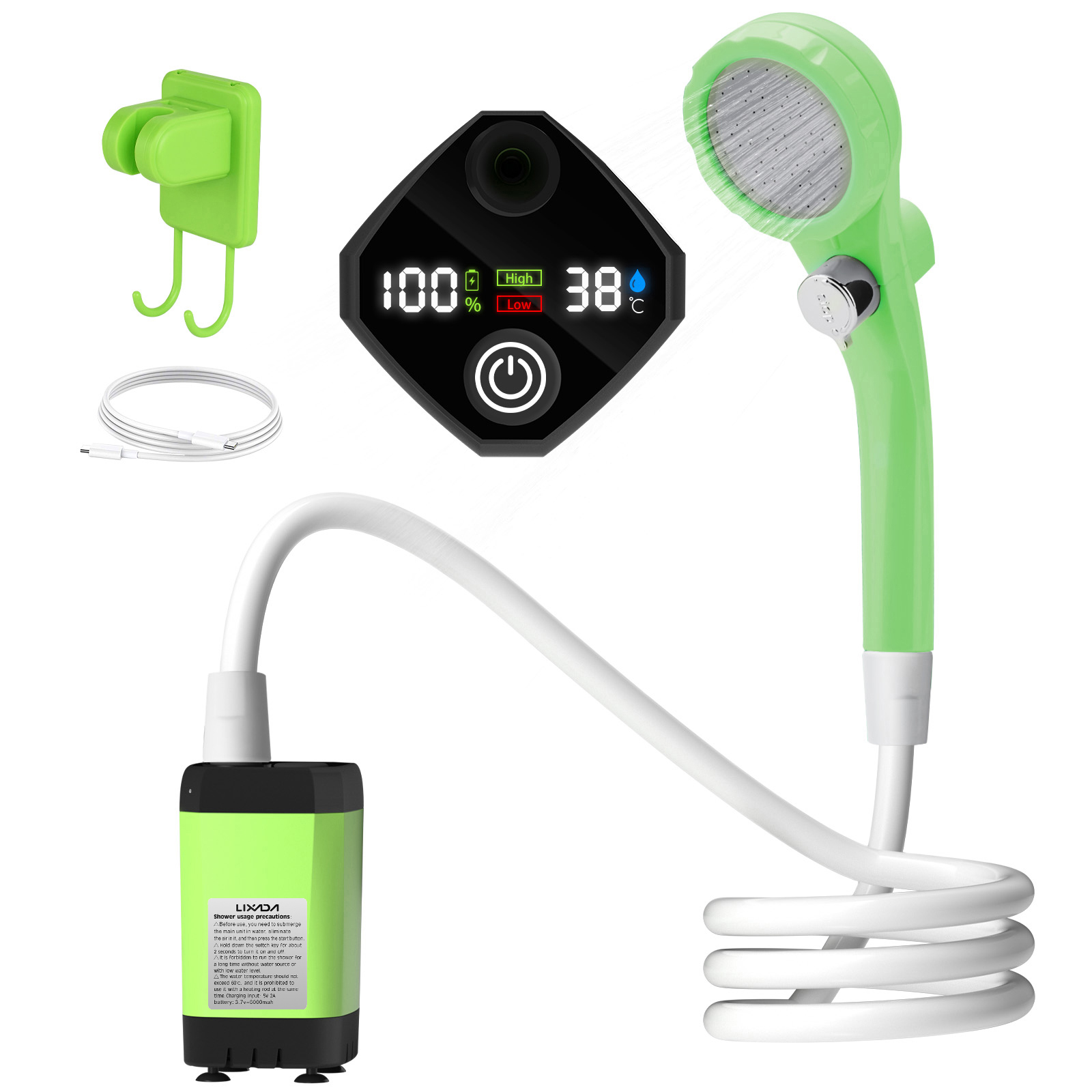 Lixada 6000mAh แบบพกพาปั๊มอาบน - Camp Utensil Set บทวิจารณ์และราคา