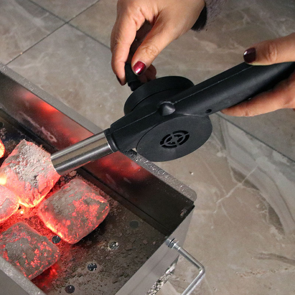 พัดลมเป่าลมแบบมือหมุน 3 ชิ้น ส - Outdoor Camping Fire บทวิจารณ์และราคา